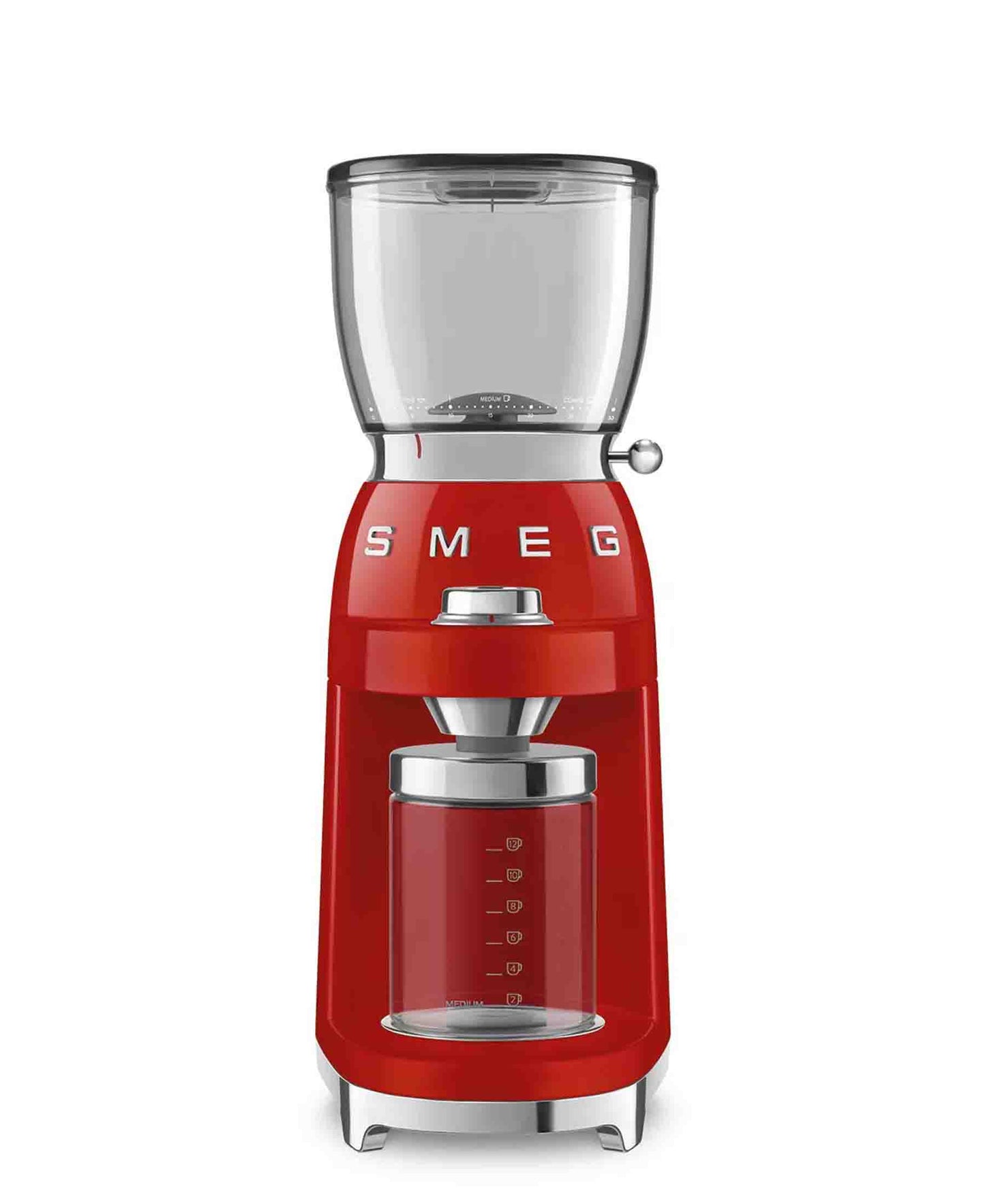 Smeg Retro Coffee Grinder - Red