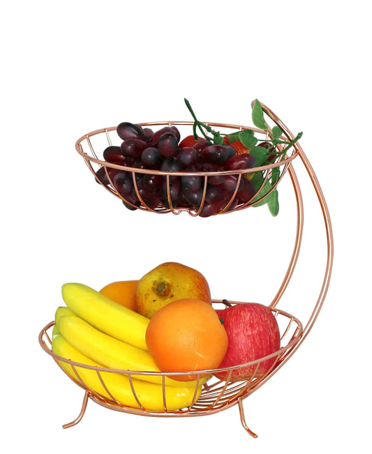 CH 2-Tier Fruit Basket - Rose Gold