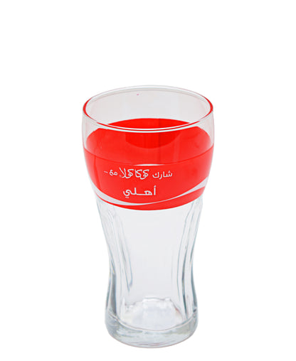 Retro Coca Cola Tumbler - Clear & Red