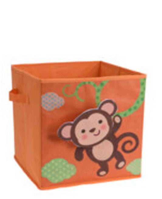 Kids Collection 32cm Monkey Storage Box - Orange