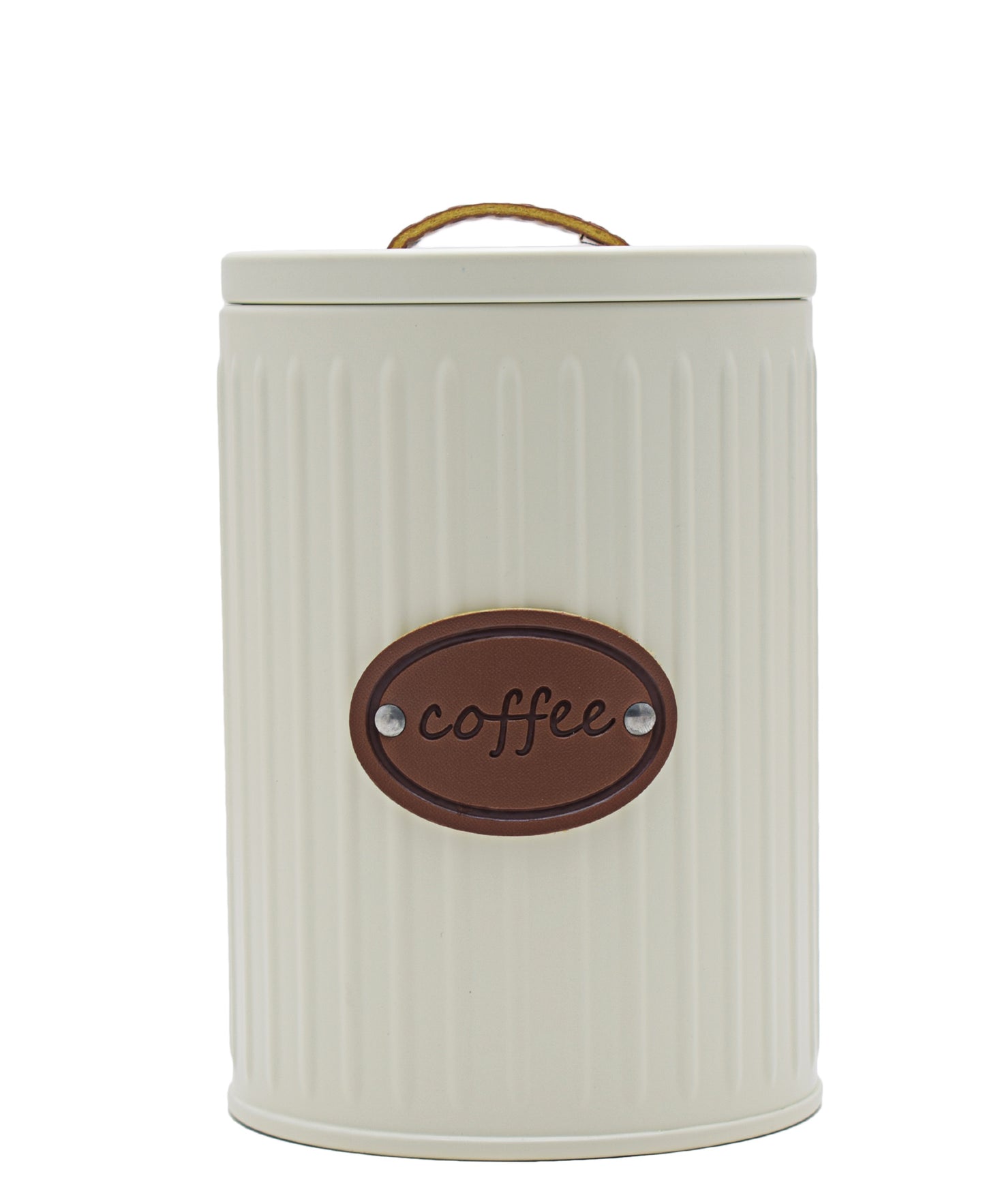 Kitchen Life French Coffee Tin - White