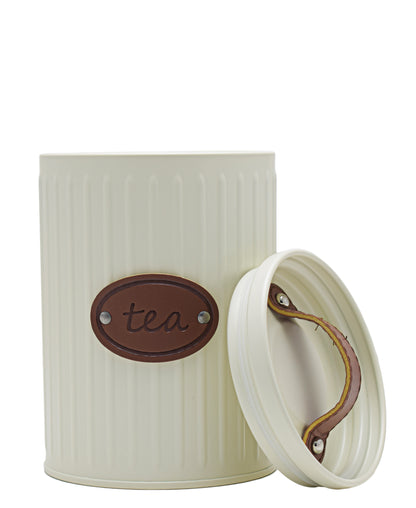 Kitchen Life French Tea Tin - White