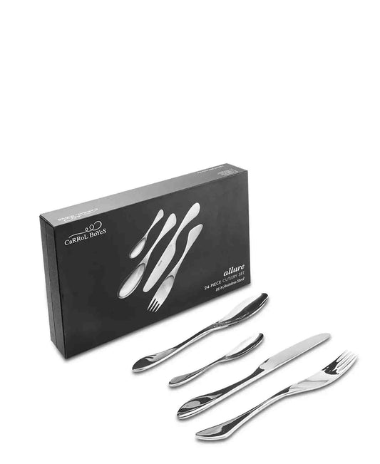 Carrol Boyes 24 Piece Sketchbook Cutlery Set - Silver