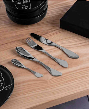 Carrol Boyes 24 Piece Sketchbook Cutlery Set - Silver