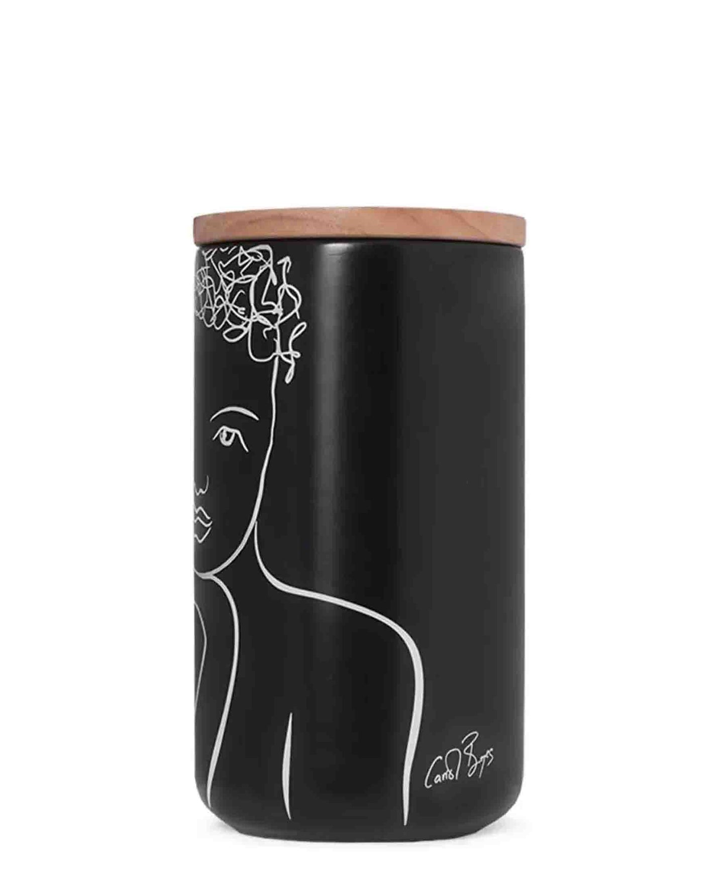 Carrol Boyes Canister Large Knowing - Black