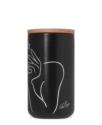 Carrol Boyes Canister Large Reminisce - Black