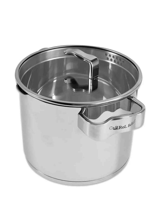 Carrol Boyes Flow 24cm Stock Pot - Silver