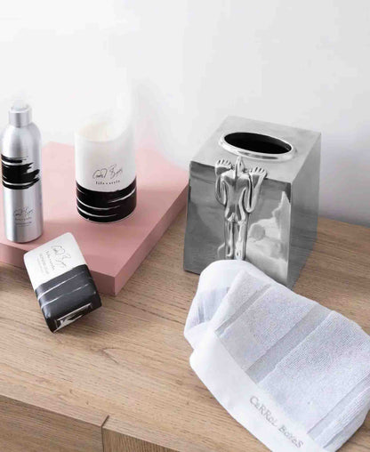 Carrol Boyes Pop Up Tissue Box - Silver