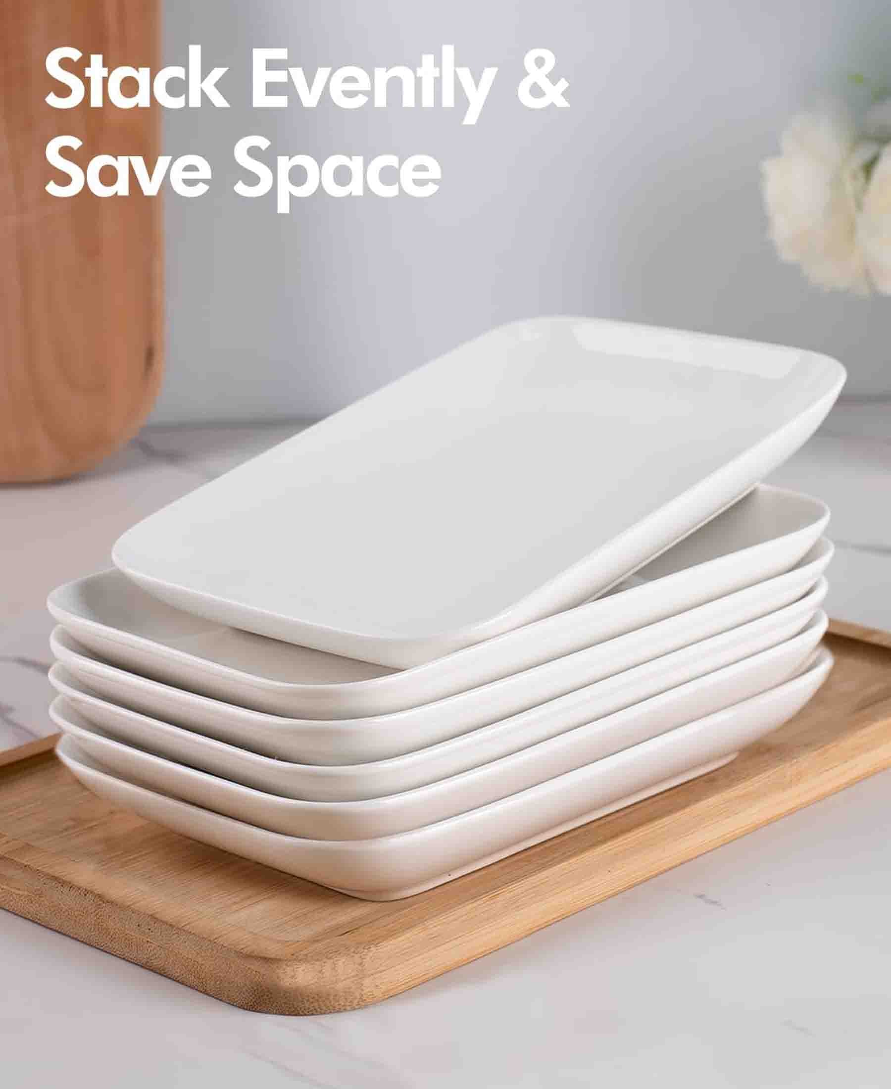 Kitchen Life Ceramic Rectangular Fish Plate White The Culinarium