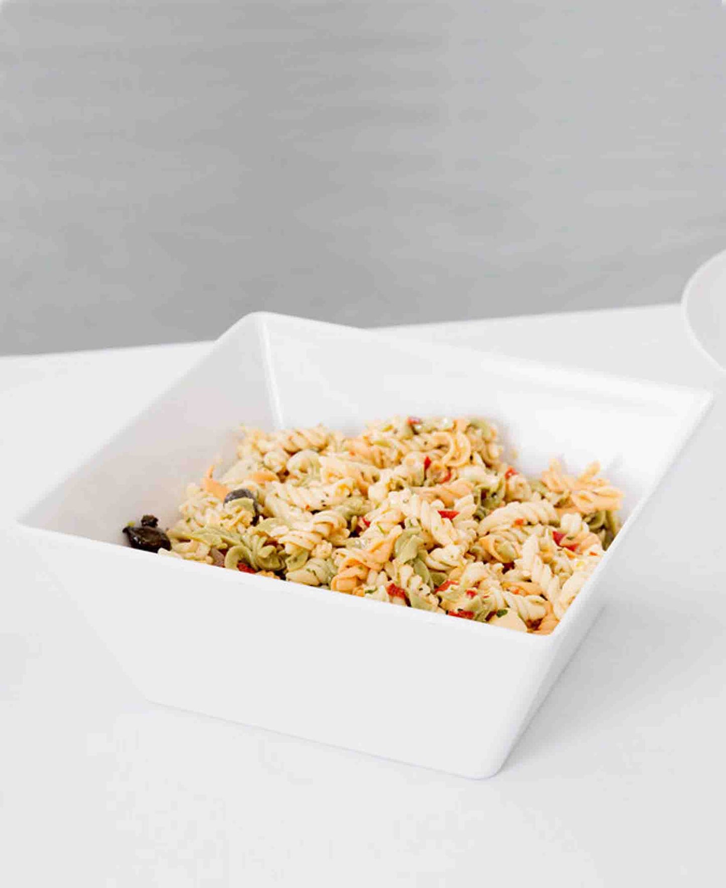 Kitchen Life Ceramic Square Salad Bowl - White