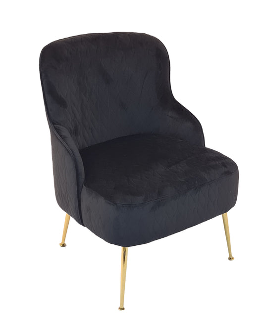 Comfort Home Decor Leisure Chair - Black