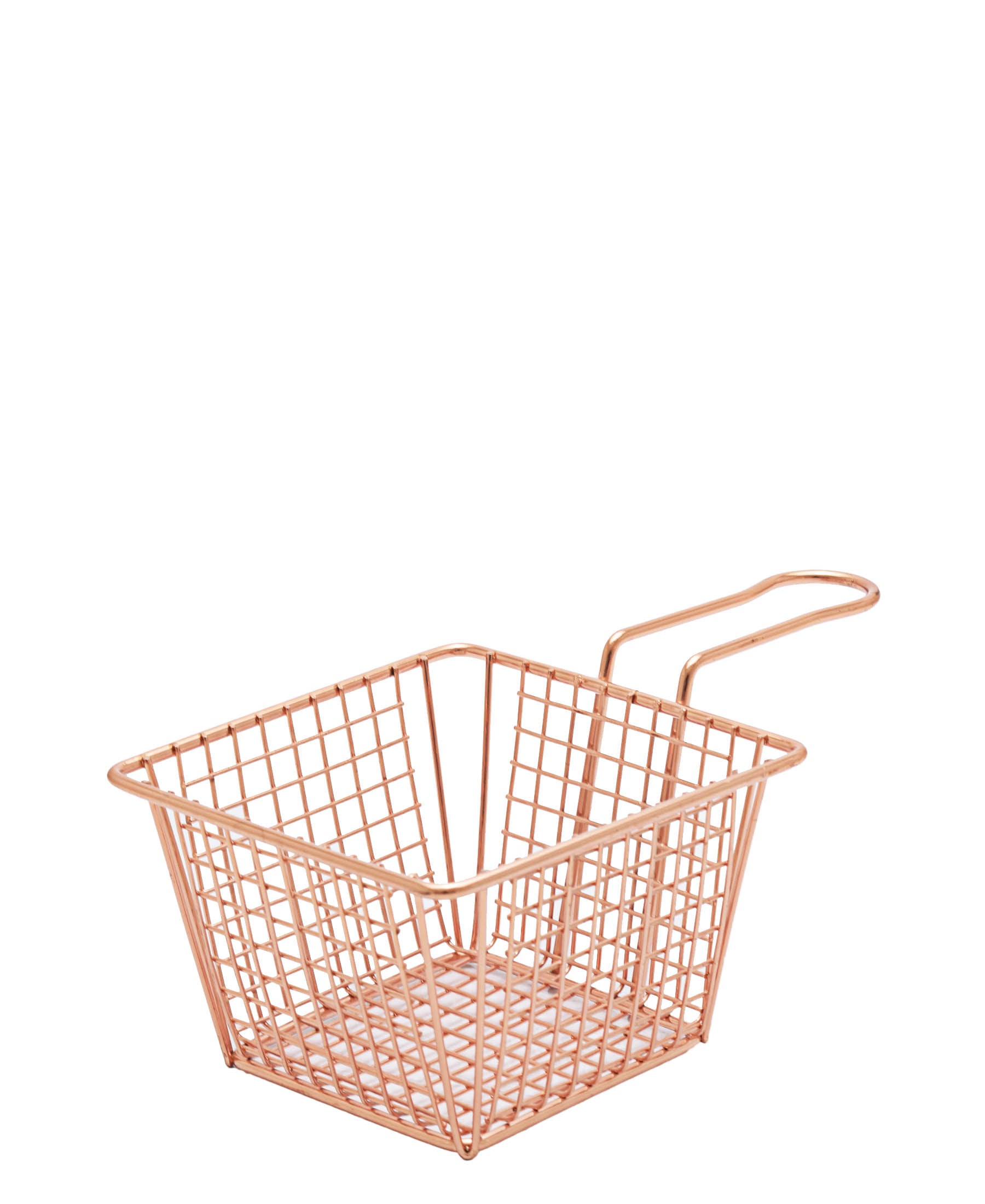 Kitchen Life Chip Basket With Handle - Copper