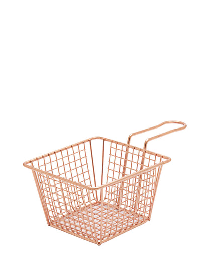 Kitchen Life Chip Basket With Handle - Copper