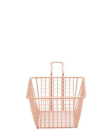 Kitchen Life Chip Basket With Handle - Copper