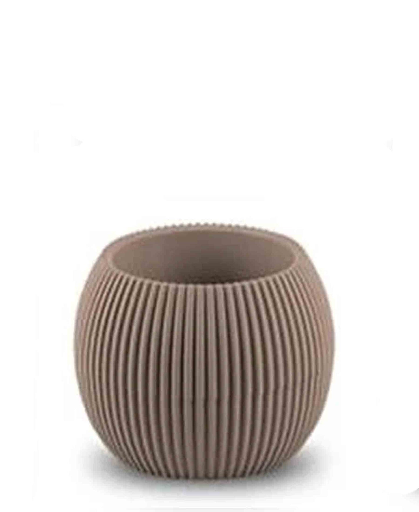Urban Decor Coral Oval Pot Plant 0.70Lt - Brown