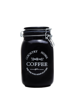 Country Home Coffee Large Jar Medium - Black