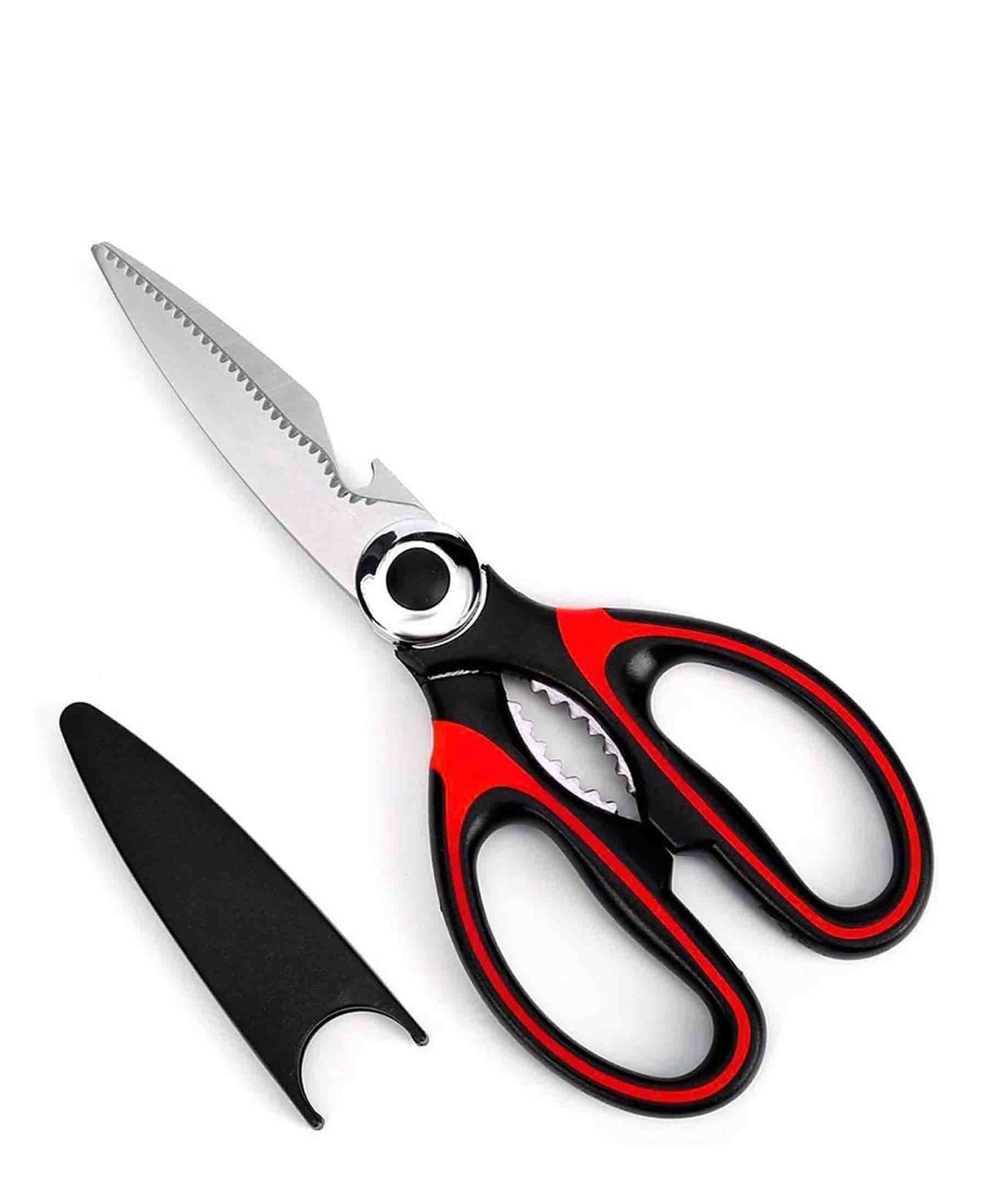 Creative Cooking Multi-Purpose Scissors - Black & Red