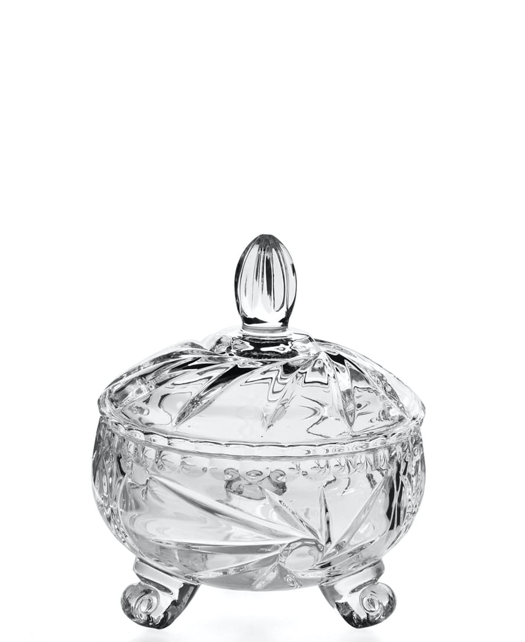 Eetrite Crystal Jar With Lid - Clear