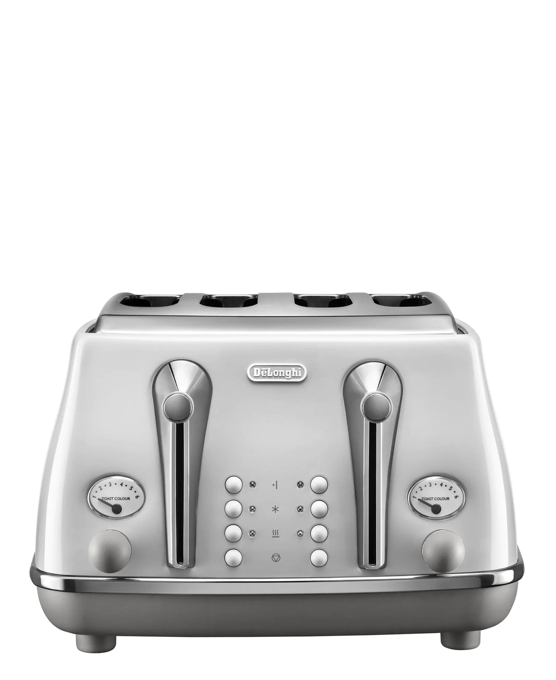 Delonghi Icona Capitals 4 Slice Toaster White