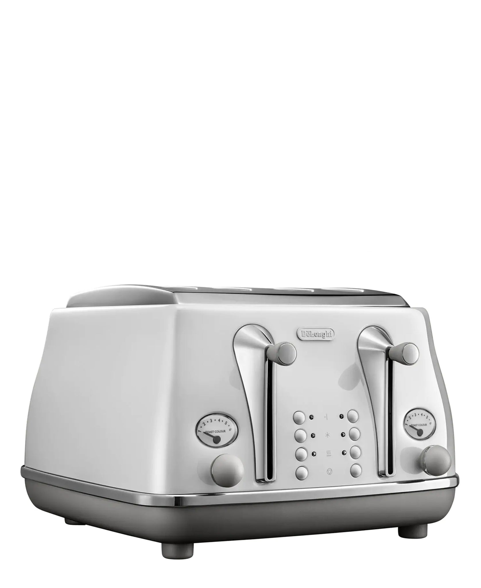 Delonghi Icona Capitals 4 Slice Toaster - White