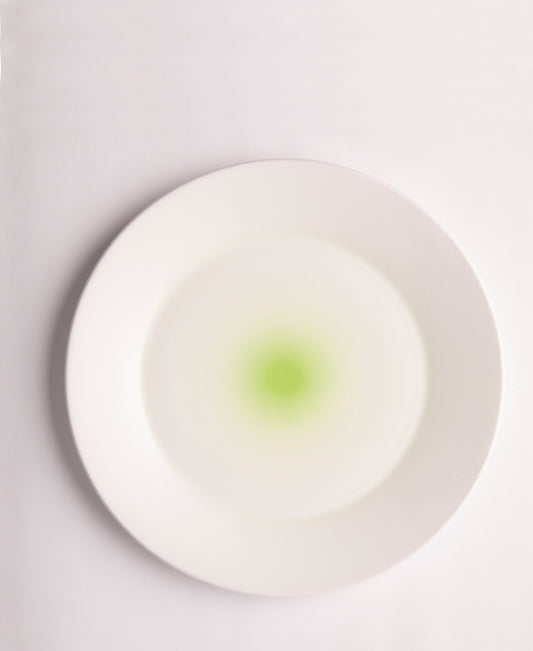 Jenna Clifford Lime Dinner Plate 28cm - White