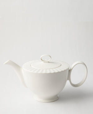 Jenna Clifford Tea Pot 1200ml - White