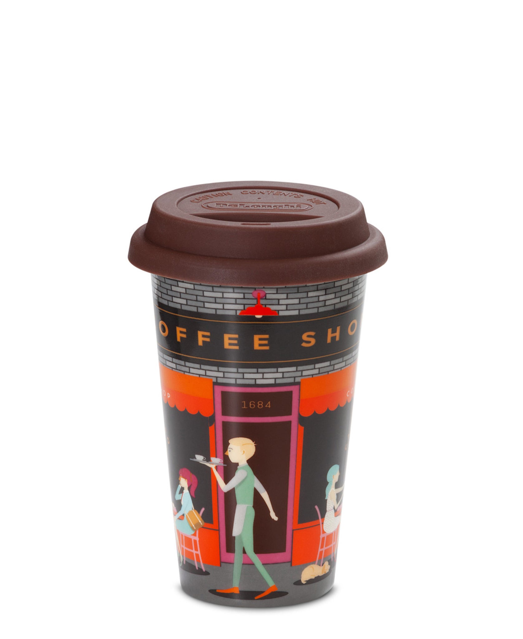 DeLonghi Thermal Coffee Mug - Brown