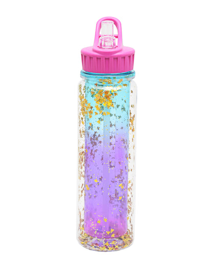 Double Wall Acrylic Travel Bottle - Pink & Purple