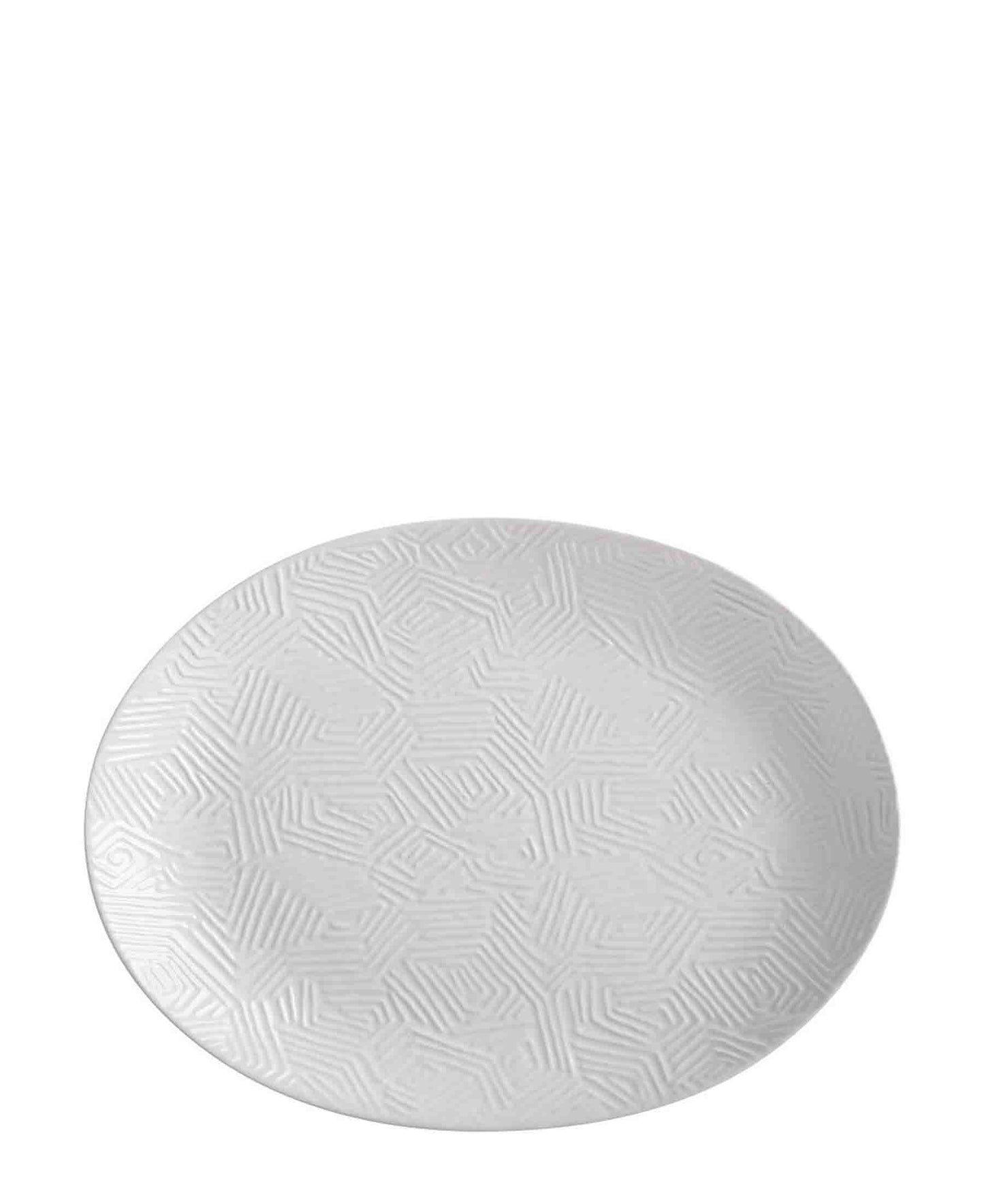 Maxwell & Williams Dune Oval Platter, 36cm - White