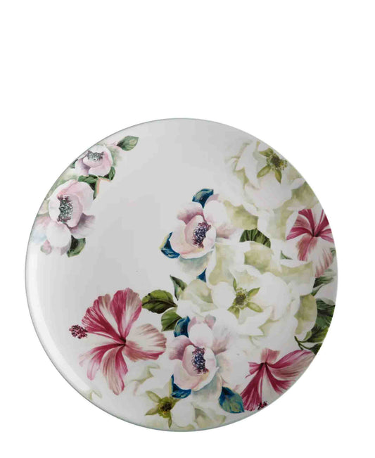 Casa Domani Magnolia Round Platter 37cm - White