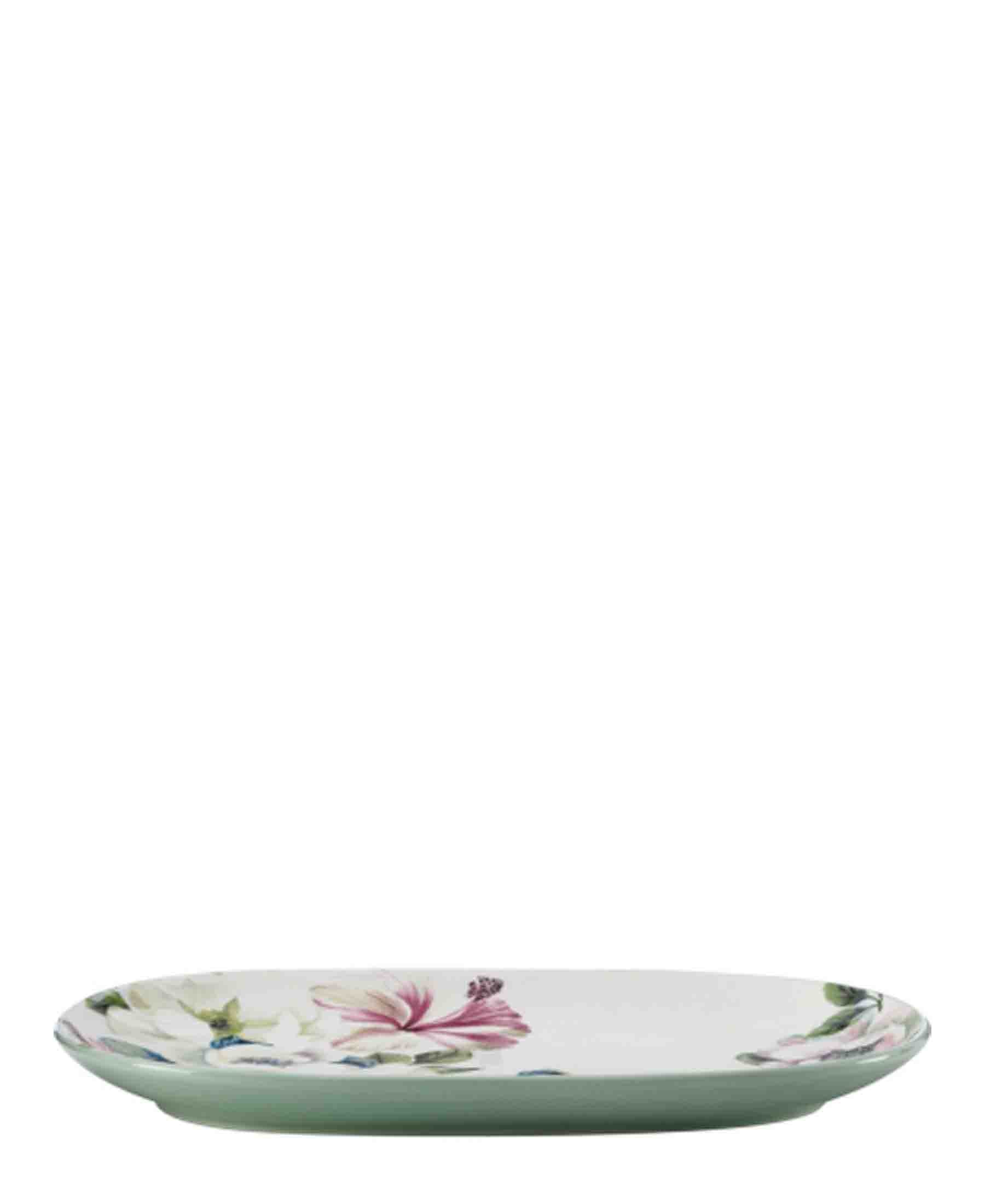 Casa Domani Magnolia Oval Platter 40 x 28cm - White