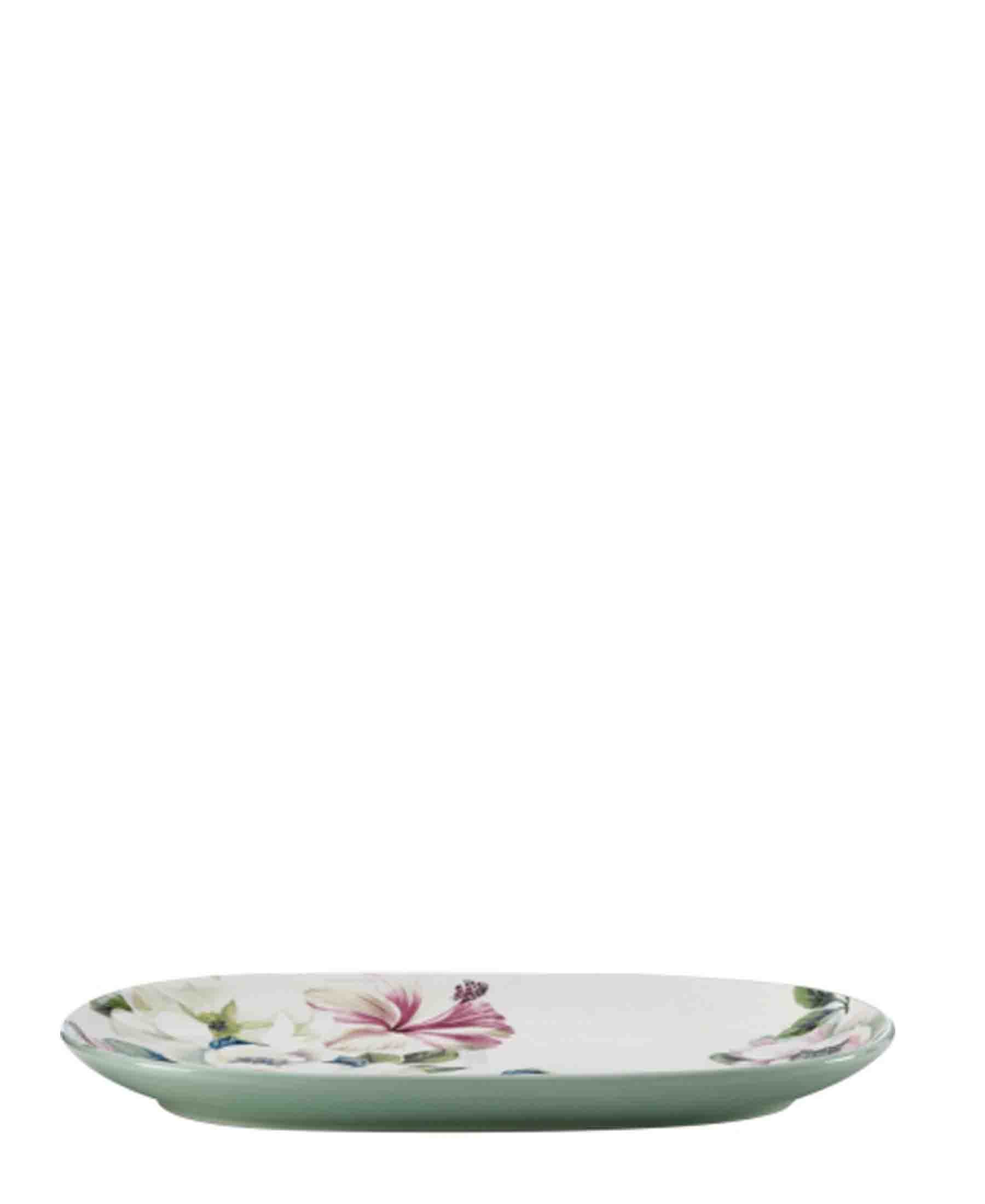 Casa Domani Magnolia Oval Platter 33 x 17cm - White