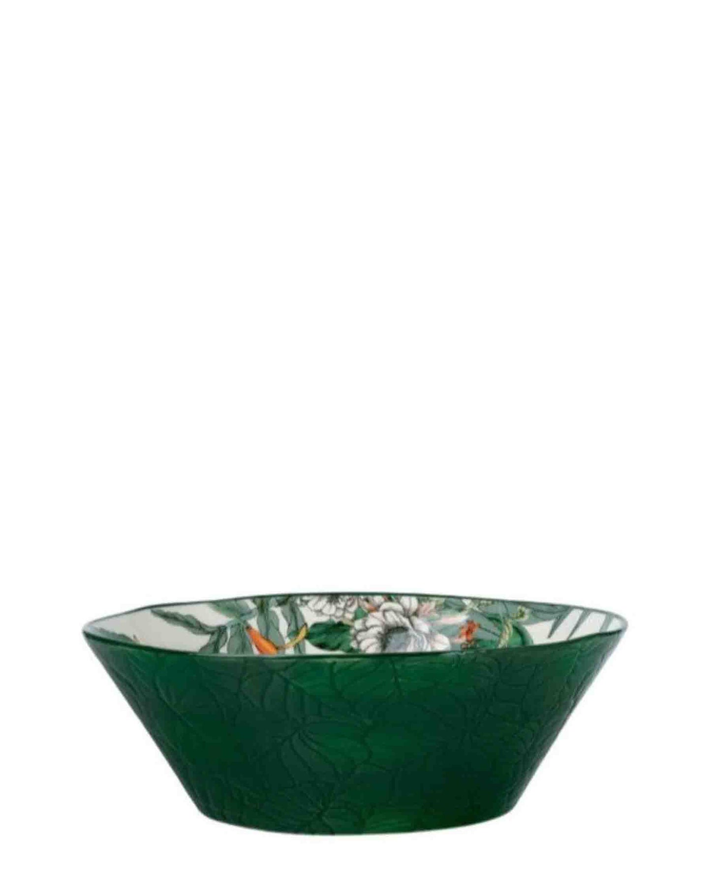 Maxwell & Williams Night Garden Foliage Round Bowl, 25cm - Green