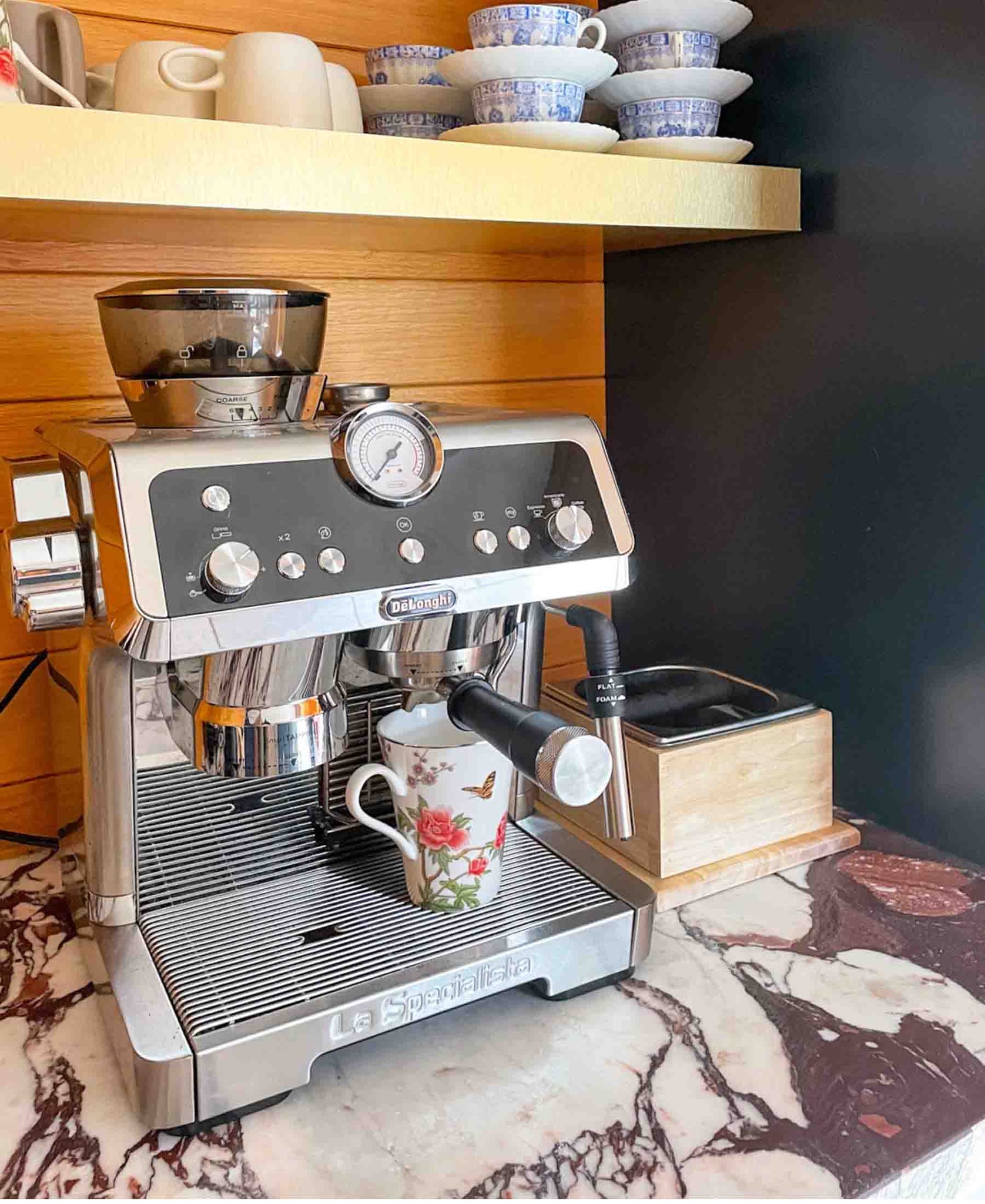 DeLonghi La Specialista Prestigio Espresso Machine - Silver
