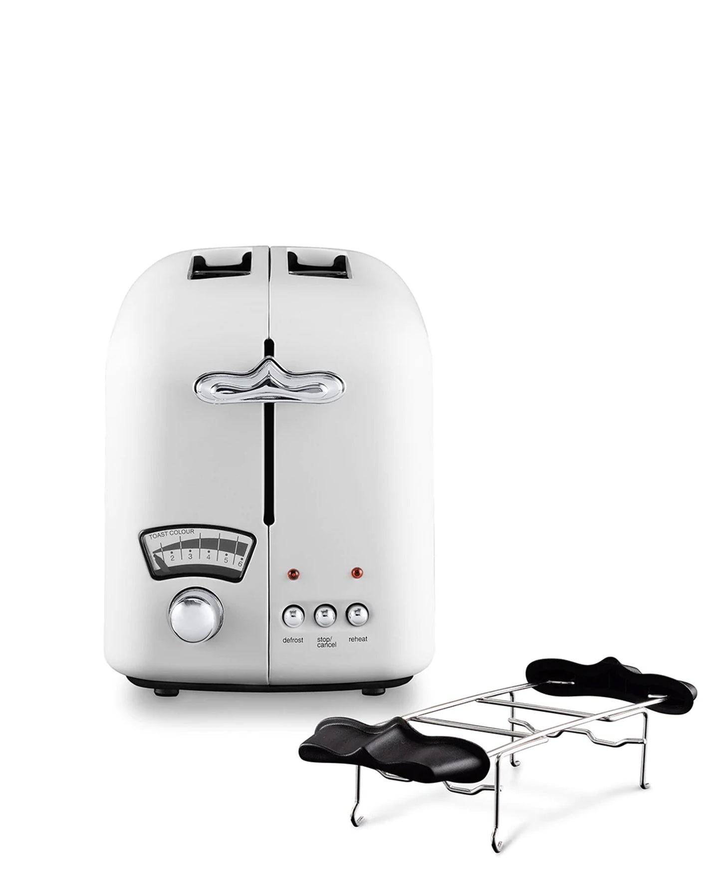 Delonghi Argento Toaster 2 Slice - White