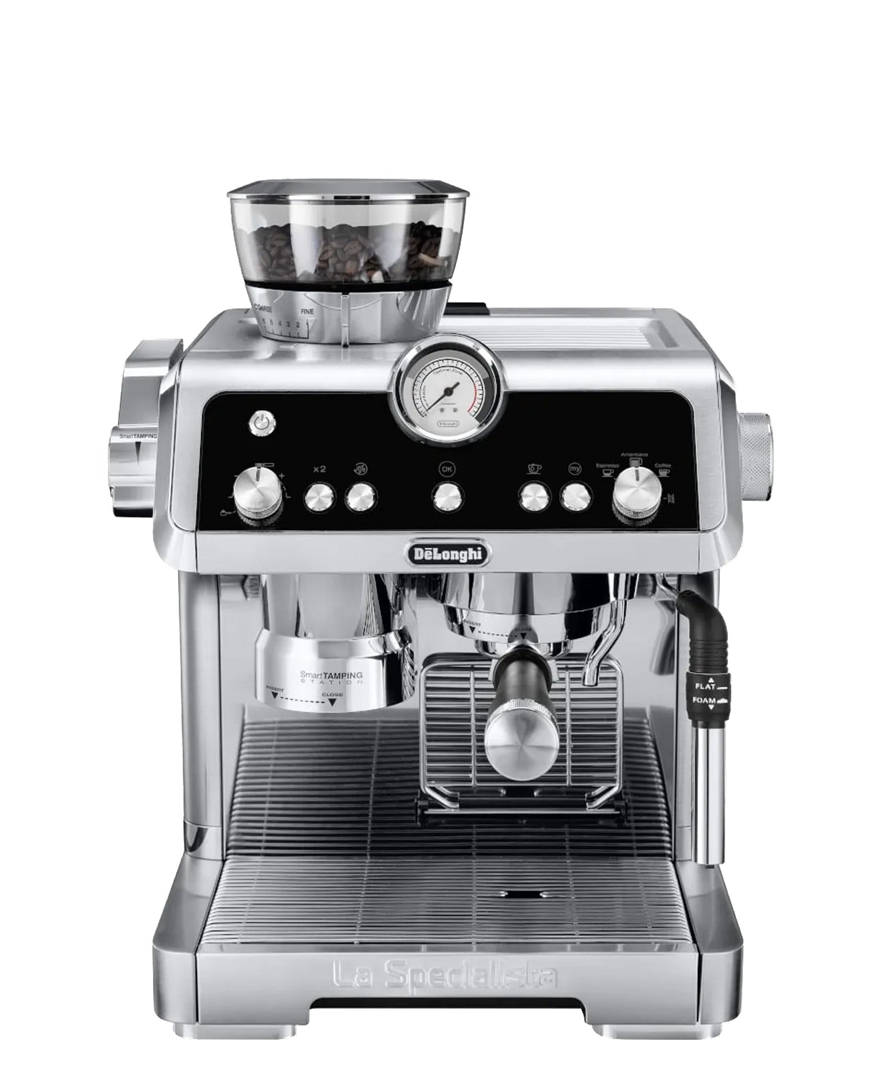Delonghi La Specialista Manual Pump Espresso Machine - Silver