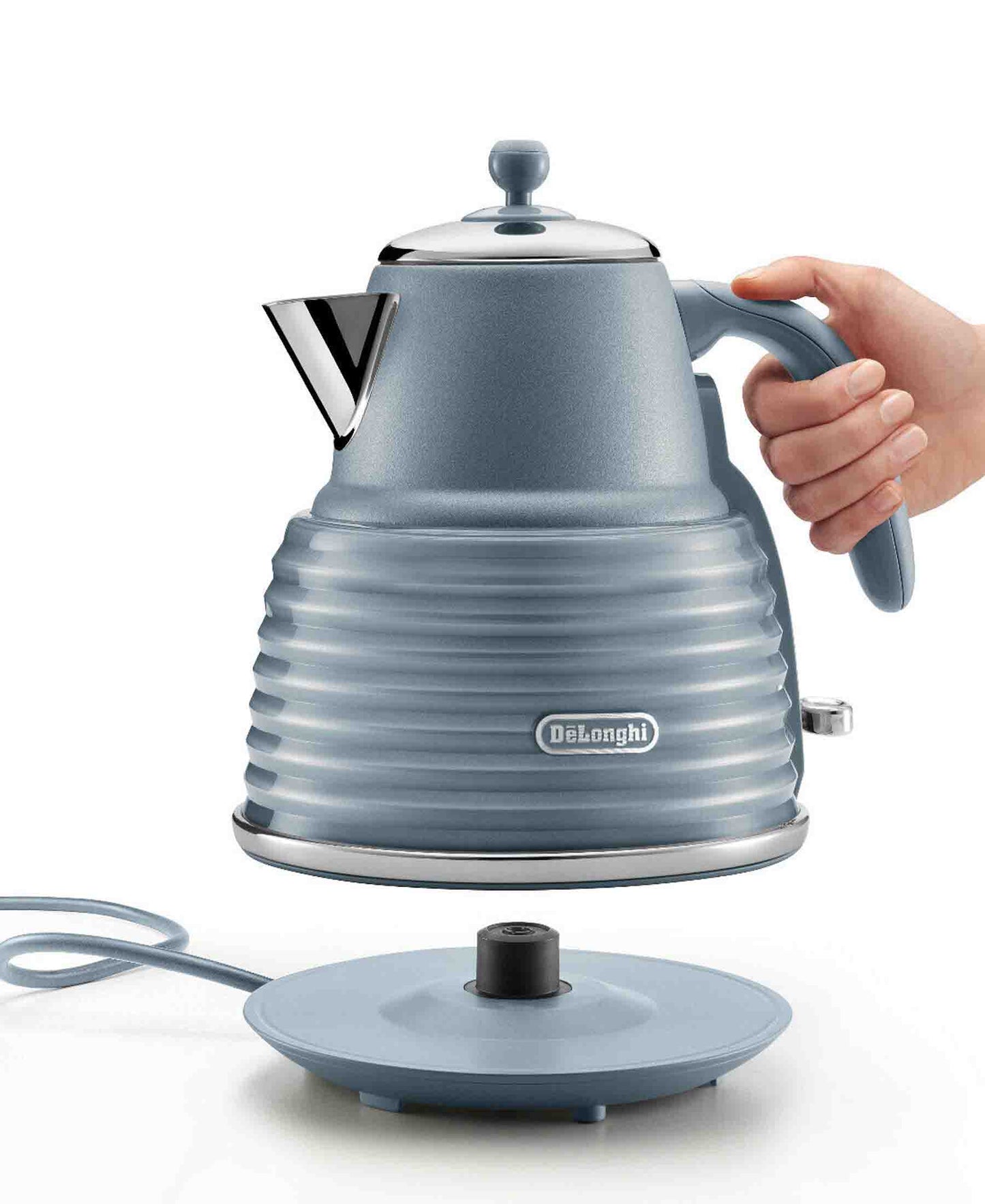 Delonghi Scultura Azure Kettle 1.5L - Blue