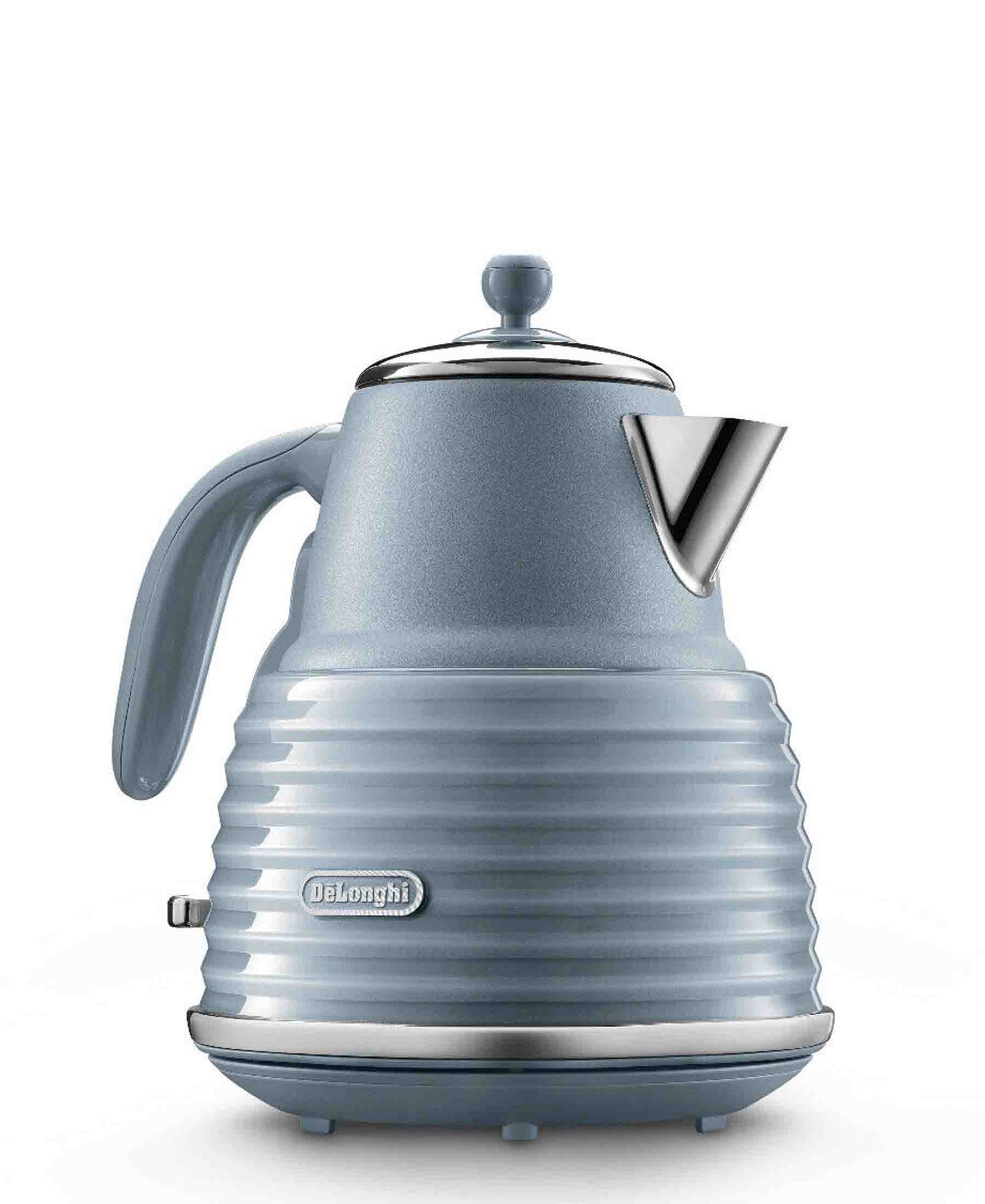 Delonghi Scultura Azure Kettle 1.5L Blue The Culinarium