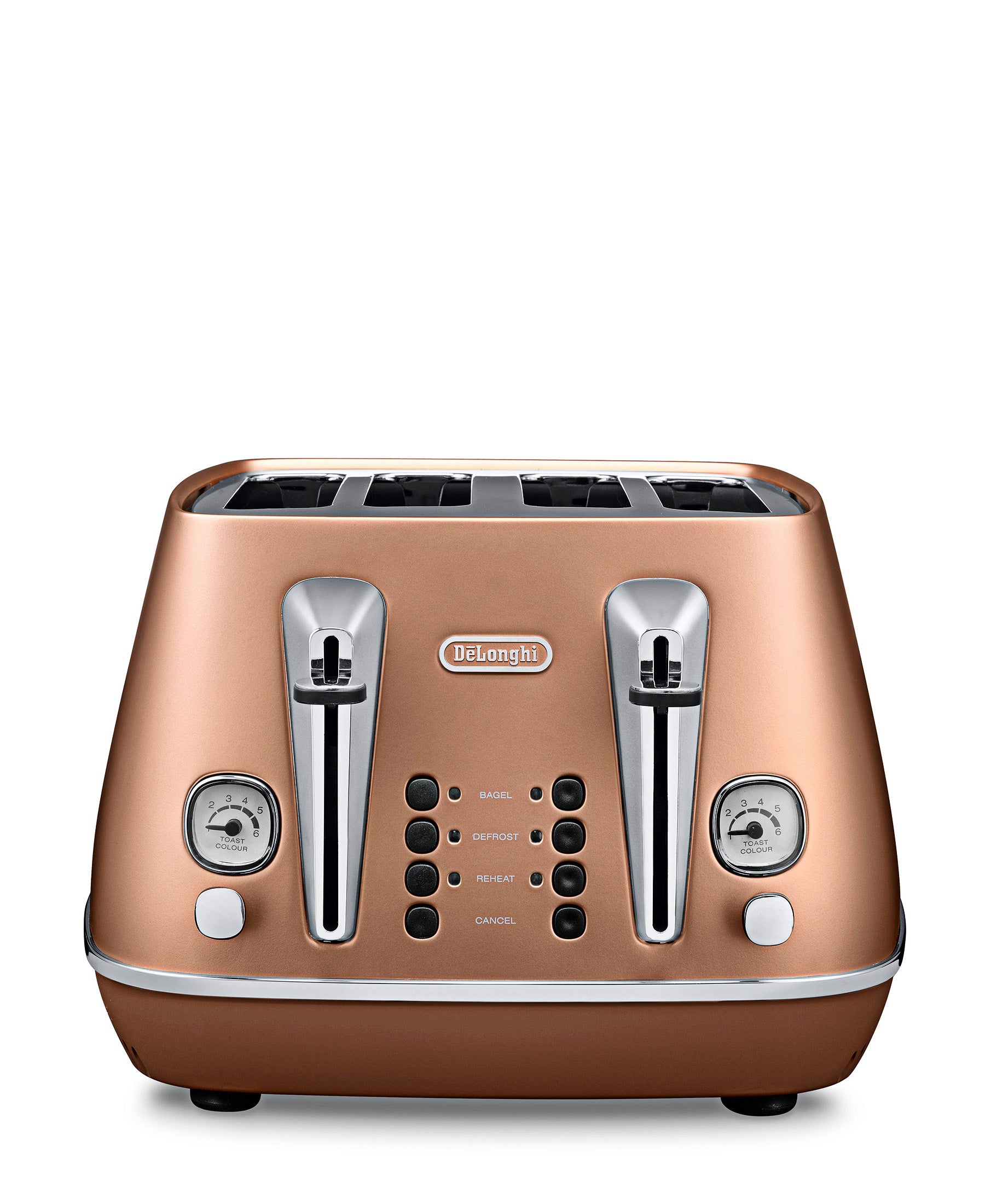 DeLonghi Distinta 4 Slice Toaster Copper The Culinarium