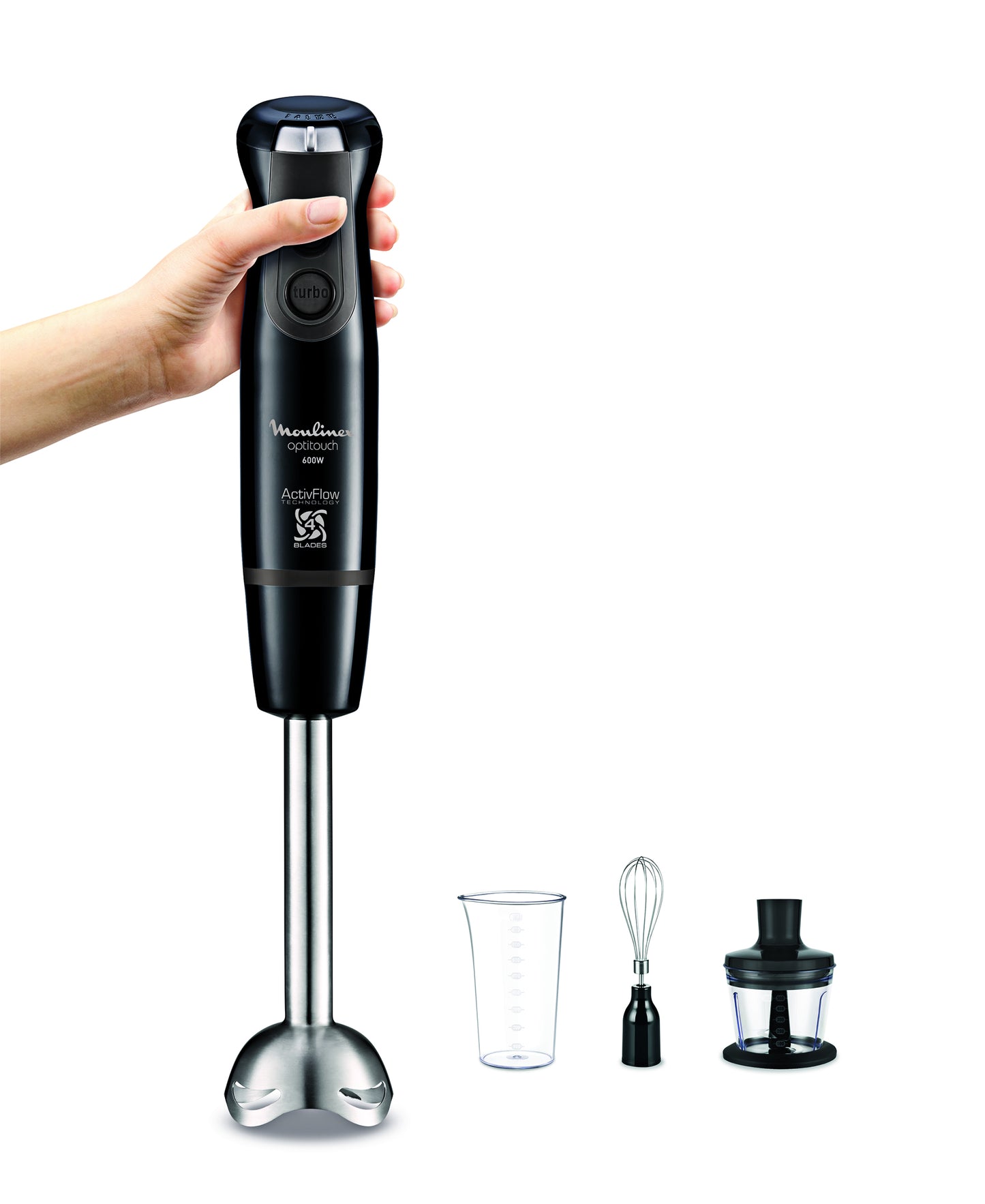 Moulinex Optitouch Stick Blender - Black