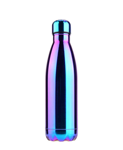 Double Wall Stainless Steel 500ml Water Bottle - Blue