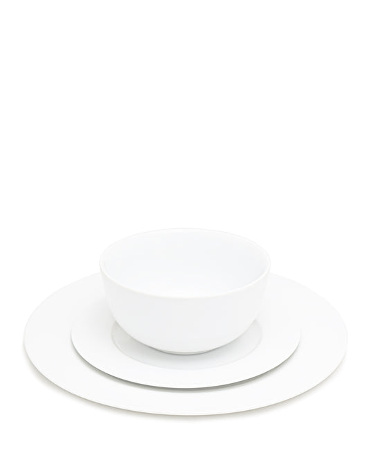 Eetrite 12 Piece White Porcelain Dinner Set - White