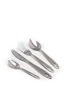 Eetrite - Teardrop Hanging Cutlery Set of 16 - Silver