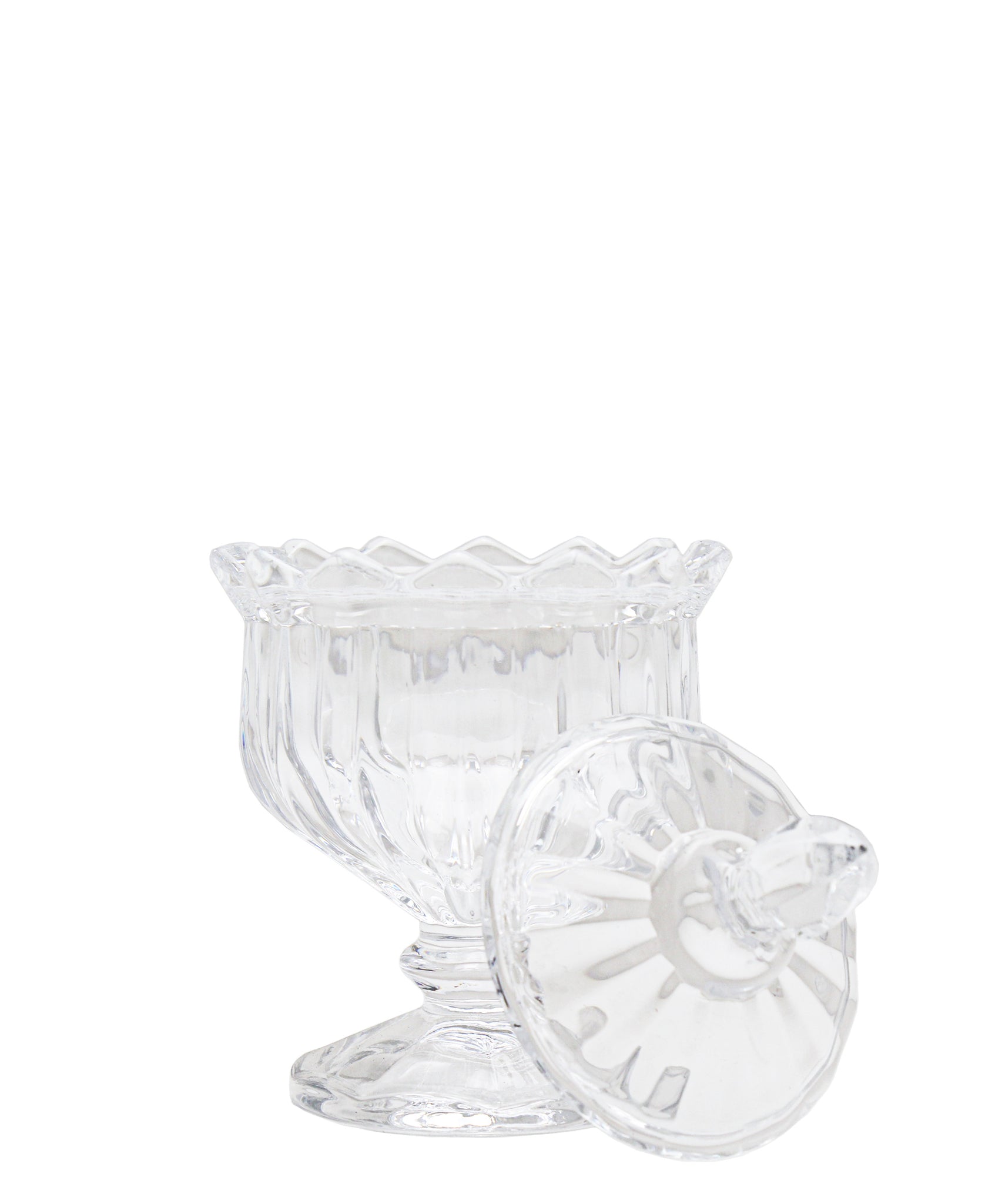 Kitchen Life Candy Footed Jar - Clear