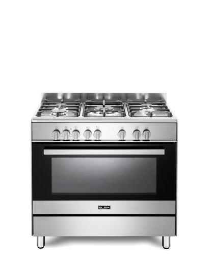 Elba Classic 90cm 5 Burner Gas Cooker With Electric Oven With Free Heater