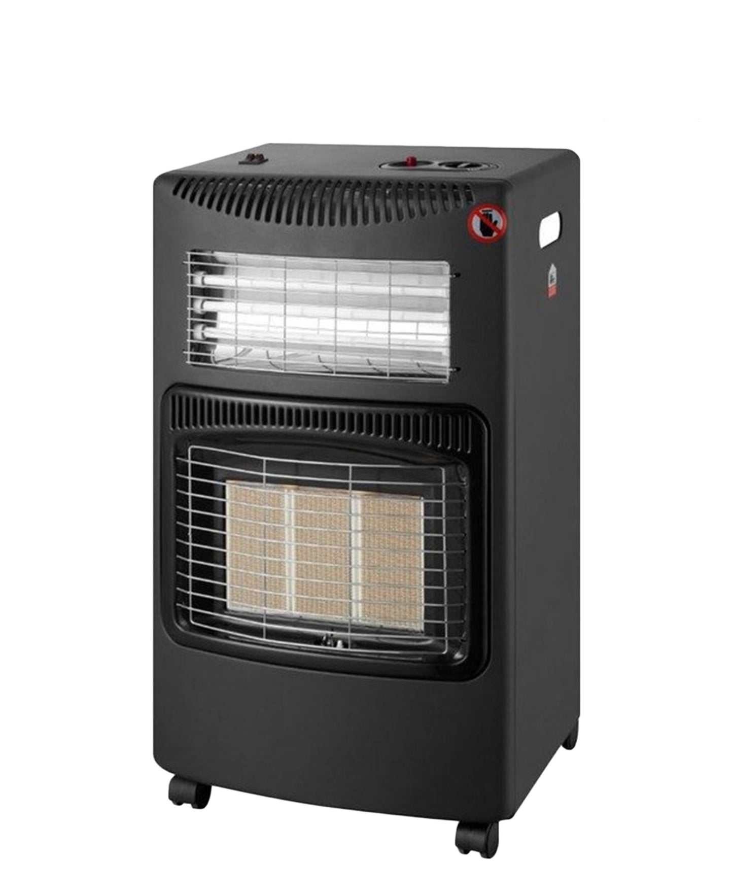 Elba Dual Gas Heater - Black