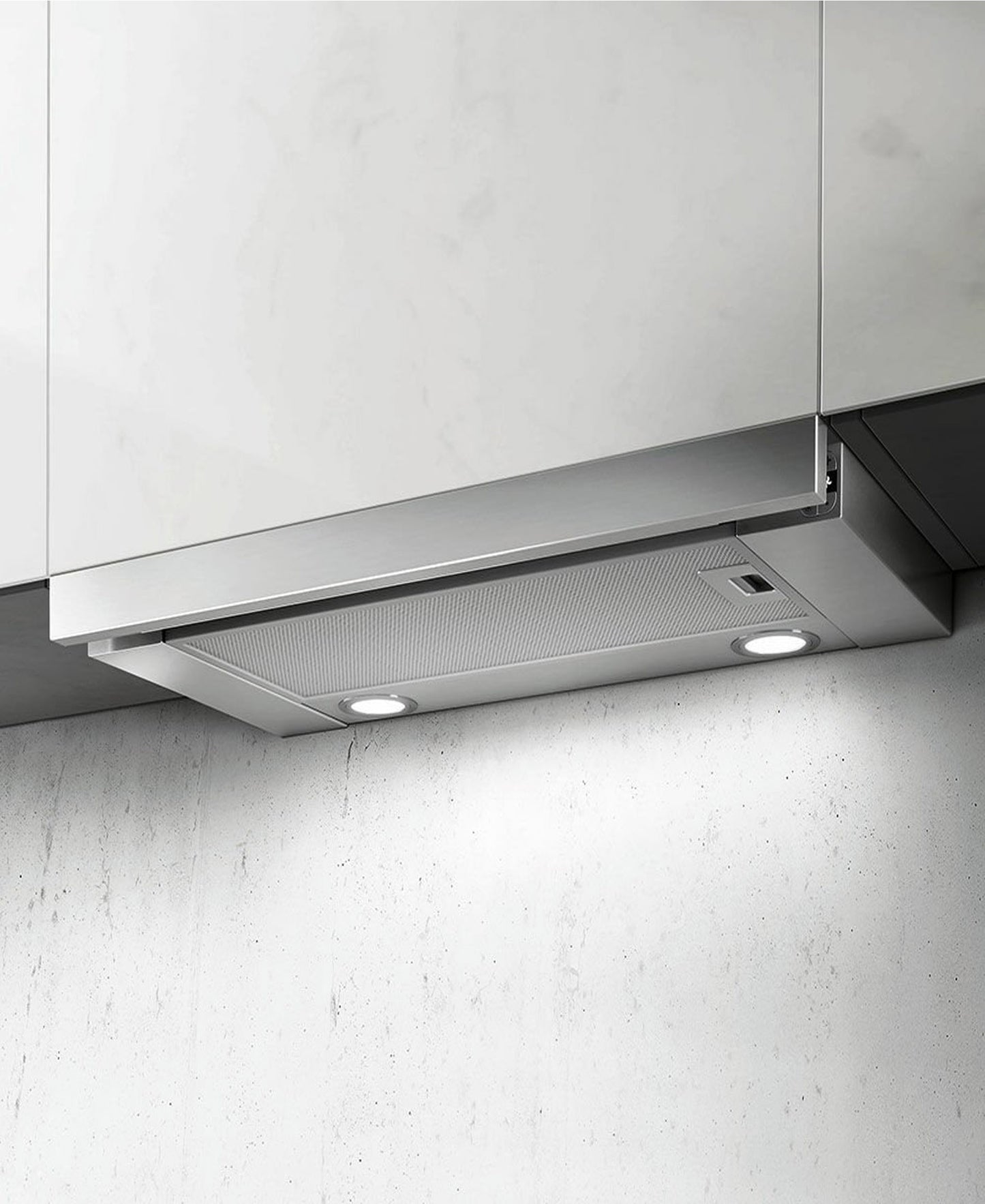 Elica Elite 26 60cm Slideaway Cooker Hood - Silver