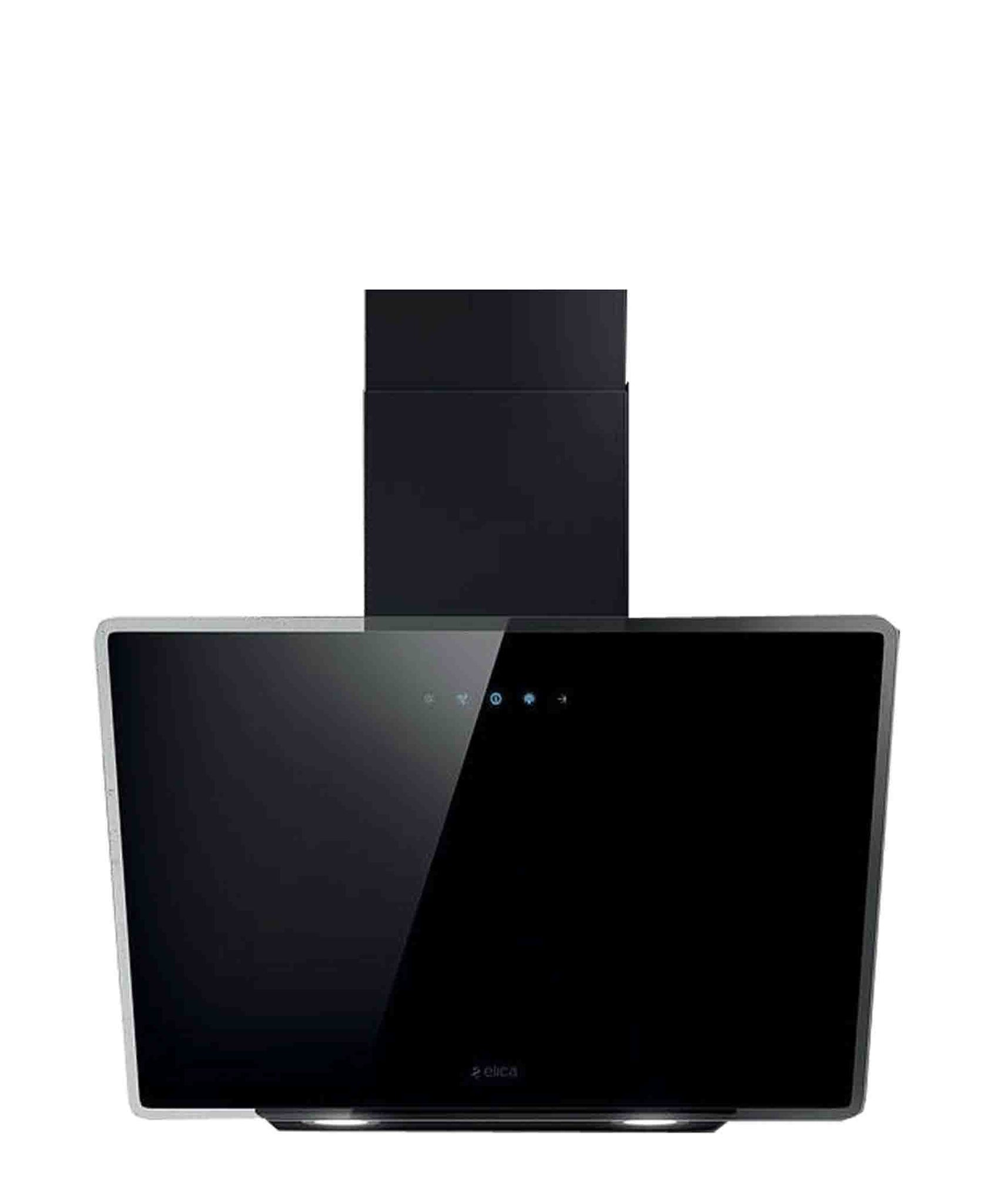 ELICA 60CM VERTICAL GLASS COOKER HOOD BLACK The Culinarium