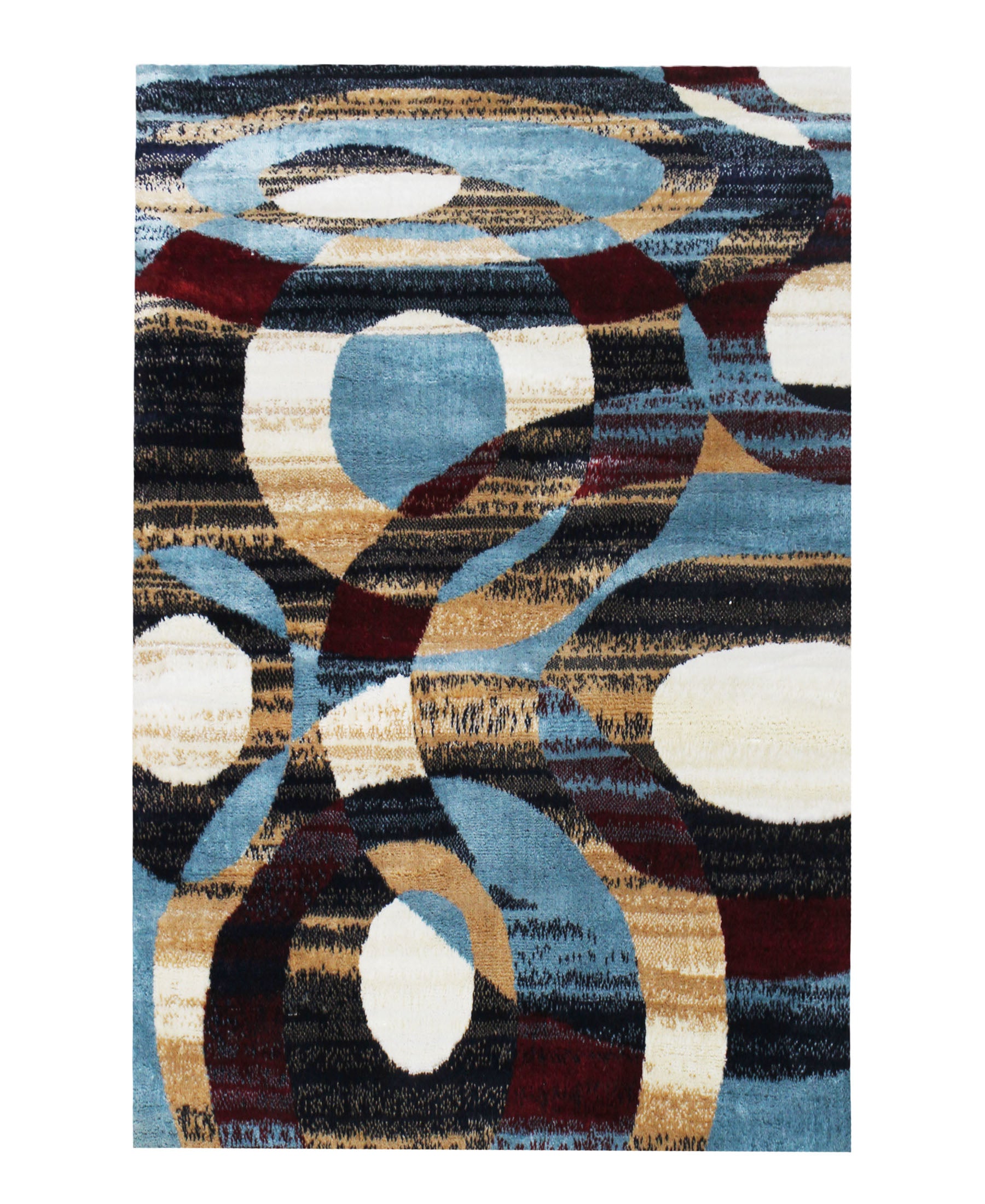 Cape Town Mosaic Carpet 1600mm x 2000mm - Blue