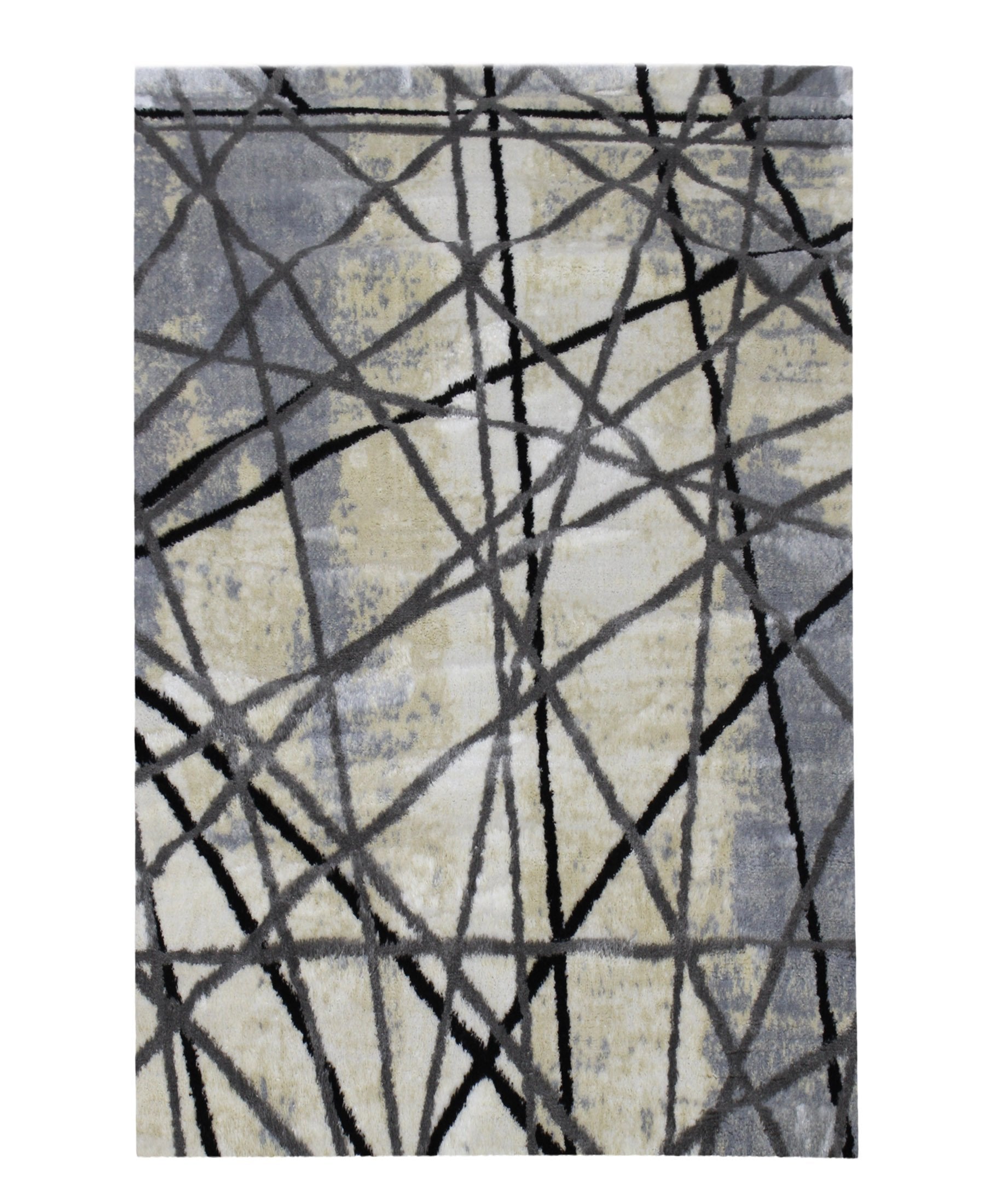 Cape Town Abstract Carpet 1200mm x 1700mm - Grey